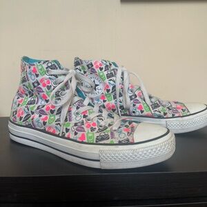 Converse Girly Print Sneakers